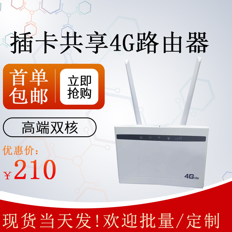 家用无线插卡三网通穿墙王随身转有线转Wifi厂家定制 4g路由器图1