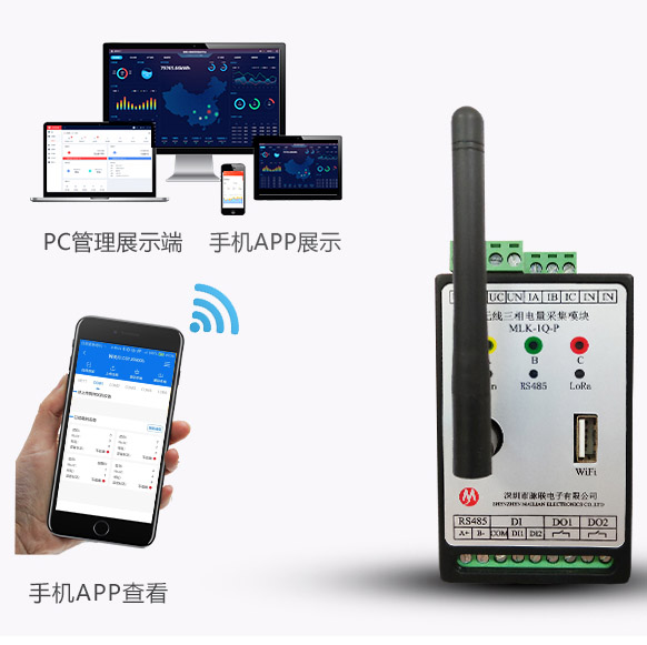 MLK-1Q-P无线三相电量采集模块图2