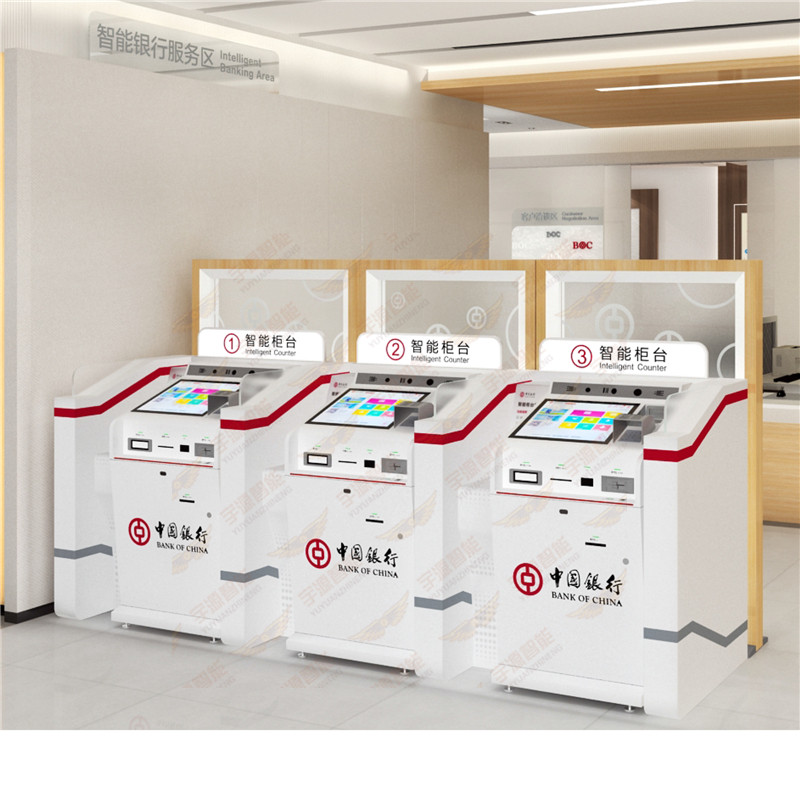 O型6台通用型智能柜台外罩 智能服务区设备模块隔间 隔断 防护罩图3