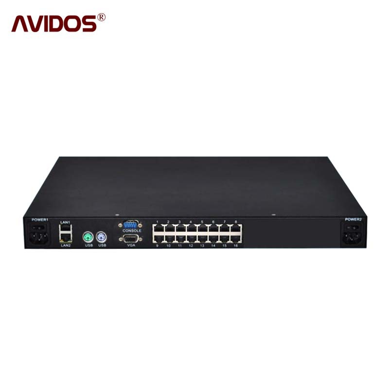 IP远程KVM切换器4远程IP用户+1本地用户16口切换集中管控数字KVM图3