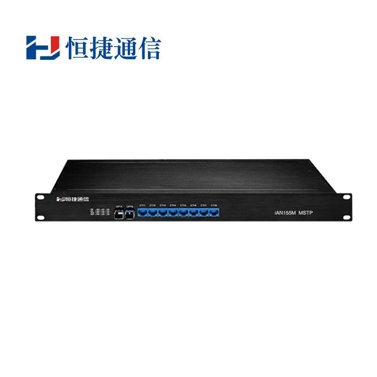 恒捷通信SDH光端机8路以太网+8E1 支持双光口1+1保护 支持网管 DXC图2