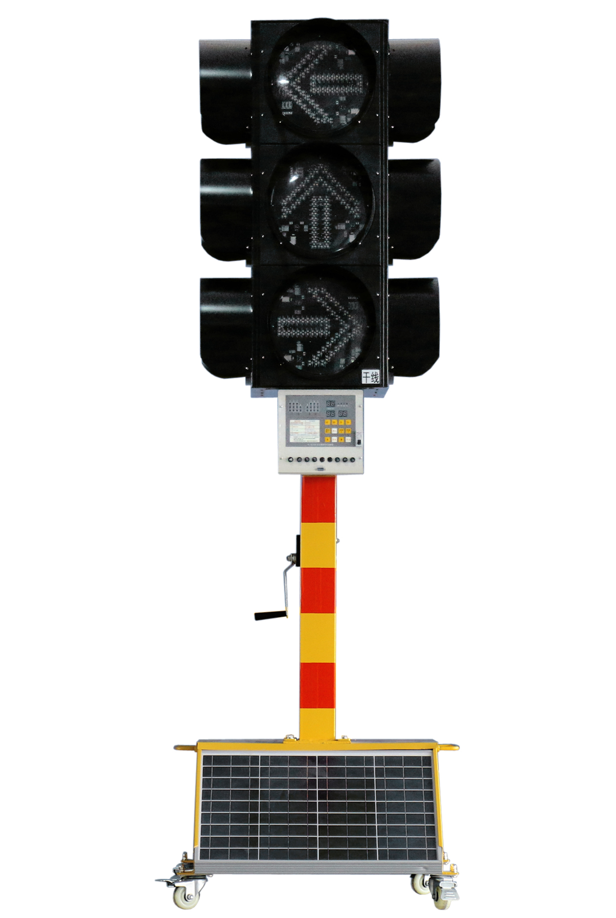 太阳能移动红绿灯 交通信号灯生产厂家图3