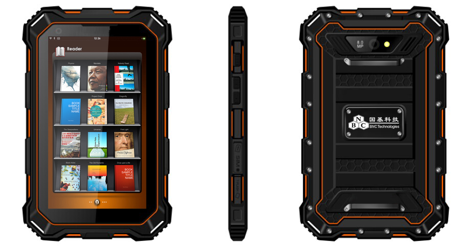 沃讯通3G通讯7寸高清屏现场执法安防巡检高清拍照手持终端PTT硬件对讲三防安卓智能平板电脑 通信设备其他图2