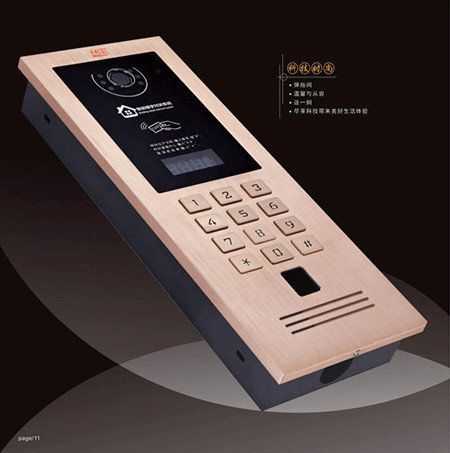 湖北武汉楼宇对讲主机 智能可视对讲门铃 数字IP网络系统 视安MK满意品牌图3