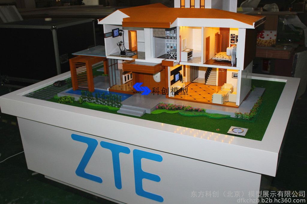 智能家居模型中兴通讯智能家居模型 智能模型 智能工控模型 科创模型 智能动态模型图2