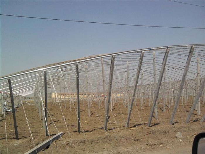 翰润单体春秋拱棚 寿光农业大棚 造价详询138-6368-1802 智能温室图1