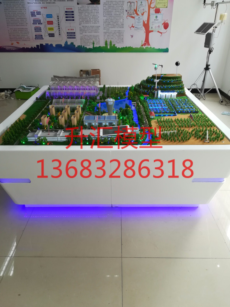 沙盘模型制作，智能农业沙盘模型图1