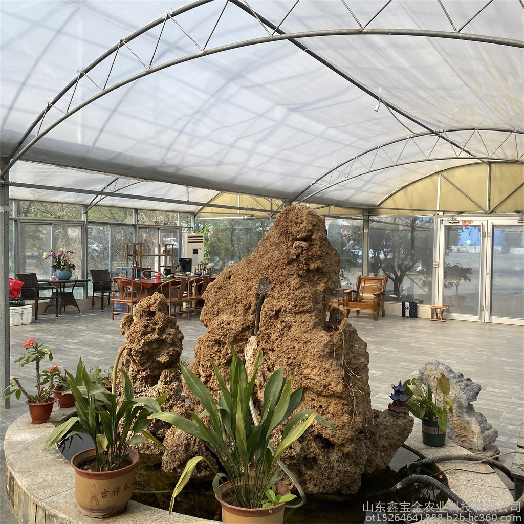 智能玻璃温室大棚  可用于休闲观光体验区   农业示范项目   鑫宝金农业图3