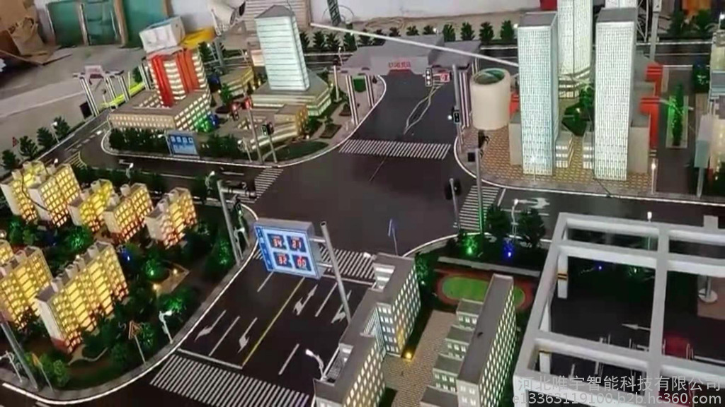 智慧城市   智能交通沙盘  智慧停车场图1