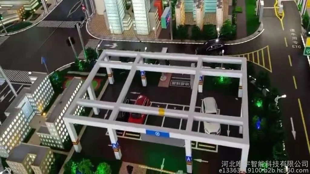 智慧城市   智能交通沙盘  智慧停车场图2