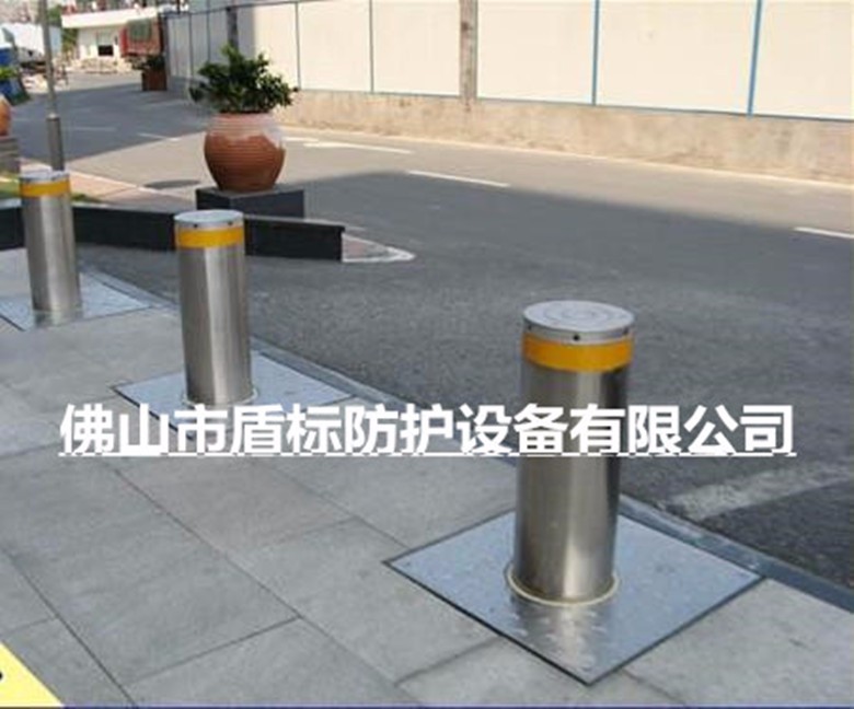 停车场智能遥控升降柱价格，小区门口自动升降挡车路桩，防撞升降地柱，交通警示路障图2