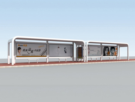 【景泰】专业生产公交车停靠站 可根据客户需求定制 智能交通指示牌图1