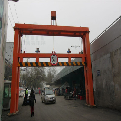 山东博威XGJ限高架 电动智能远程控制升降限高杆 公路限高架 交通安全标识