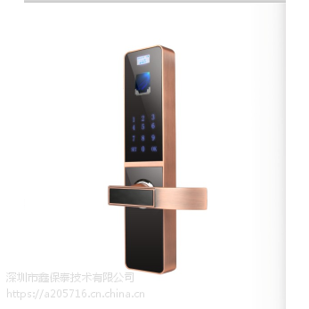 鑫保泰指静脉智能家居门锁XG-L300，全新推出新一代生物识别技术，识别速度快，不易被窃取，外表精美图1