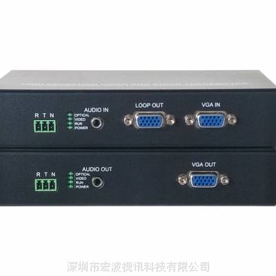 智能家居VGA视频光纤延长器 带键盘鼠标VGA信号延长器图3