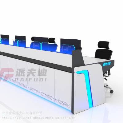 监控操作台安防单双三联金融控制台指挥中心调度台豪华控制台智能图2