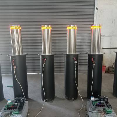 小区学校公园安防防撞全自动伸缩路桩升降柱图3