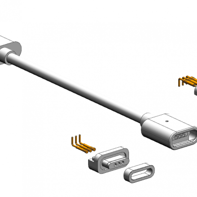 3pin TWS智能蓝牙耳机单头 充电针 数据通信设备PDA pogo pin弹簧针图2