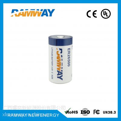 厂家销 睿奕ramway 3.6v 9000mAh ER26500容量型电池