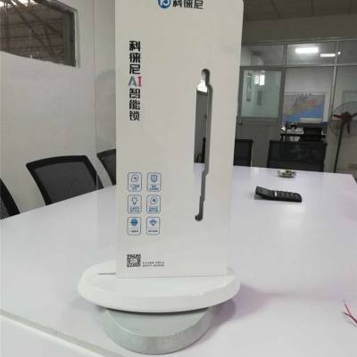 智能指纹锁展柜安防门锁展架锁展台 锁柜台***烤漆旋转专卖店图1
