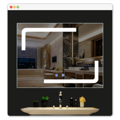 弘润定制触摸开关卫生间镜子 多功能智能家居防雾镜