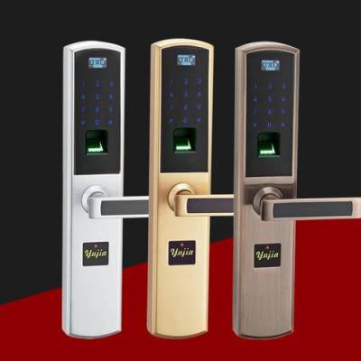 河南智能安防酒店名宿猫眼识别智能指纹密码锁-戴胜科技智能公司图1