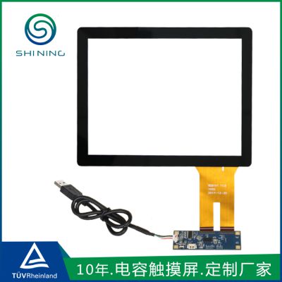 8寸4:3电容触摸屏 广州工厂公模触摸屏 医疗工控智能家居触摸屏图1