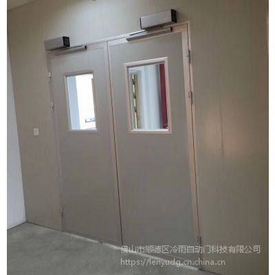 批发广州车间不锈钢平开自动闭门器 冷雨智能家居闭门器开门机 小区楼宇门刷卡门禁90度电动门图1