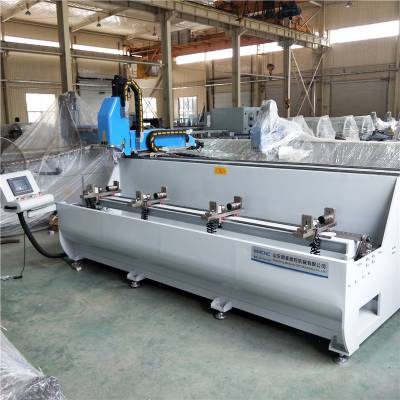铝型材数控加工设备 汽车防撞梁加工设备 铝门窗数控钻铣床***图3