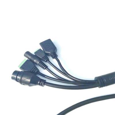 人脸识别智能门禁线16芯线 道路闸机USB多功能摄像机网络图1