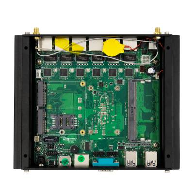 博锶腾工控软路由 厂销千兆网智能分流迷你工控机无风扇网络控制工控软路由准系统图3