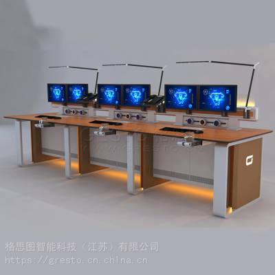 网络系统集成操作台 调度台厂家格思图控制台设计制作图3