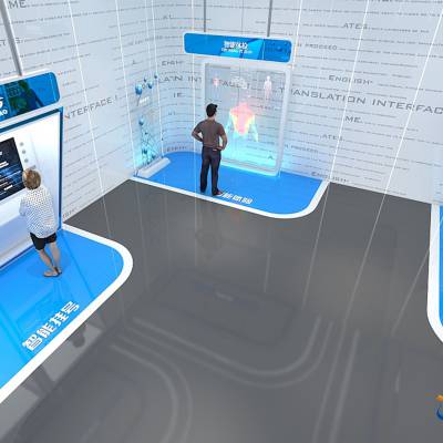 智能化交通安全体验展馆设计公司、高科技网络安全规划馆、地震安全多媒体展厅图2