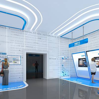 智能化交通安全体验展馆设计公司、高科技网络安全规划馆、地震安全多媒体展厅图1