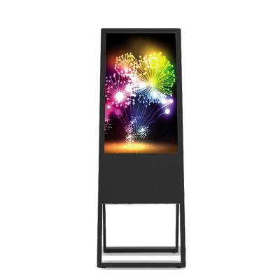 32寸42寸50寸立式广告机 商用高清显示屏液晶网络播放器折叠式电子水牌机 智能分屏 远程控制图2