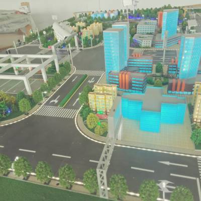 智能交通沙盘模型智能停车场沙盘模型立体车库沙盘模型高速公路事故场景模拟沙盘模型图2