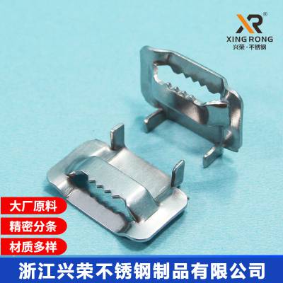 供应浙江兴荣XR-Y智能交通用不锈钢牙扎扣 鲨齿型钢扎扣图2