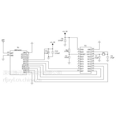 RF模块 Si4432模块 433M无线模块 868M无线模块图2