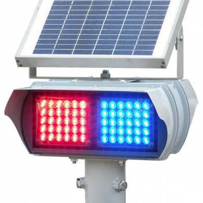 明投 交通信号超亮路障灯 防雨水防晒双面爆闪 可视距离远图2