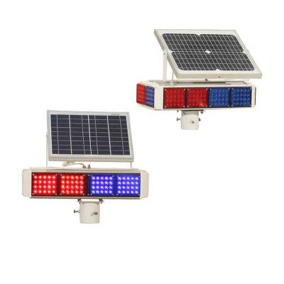 明投 交通信号超亮路障灯 防雨水防晒双面爆闪 可视距离远图1