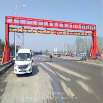 智能交通电动限高架活动式手动液压远程遥控自动升降限高杆门架图3