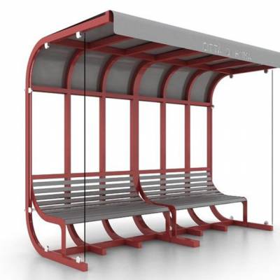 智慧城市公车亭改造 不锈钢候车亭候室棚定做 广告工程生产工厂