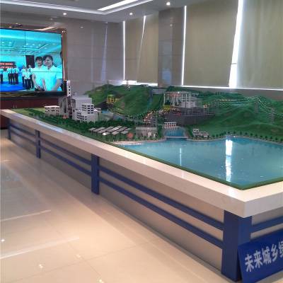 智慧电力系统模型；发电厂电气模型图1