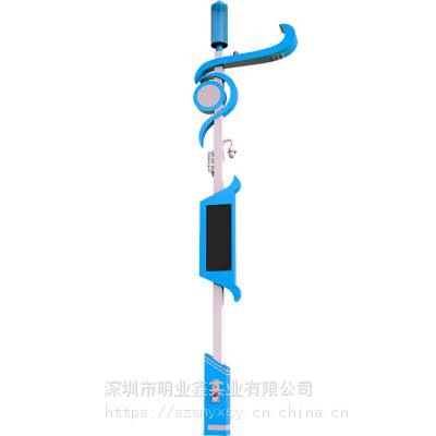 智慧城市建设LED智慧路灯人脸识别 视频监控 充电桩多功能一体智能路灯图3