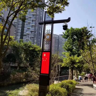 5G智慧城市LED 灯杆屏 LED灯柱屏 led广告机图3