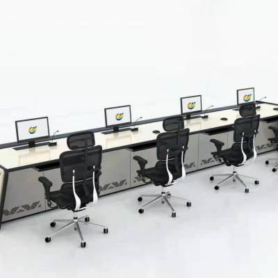 山东定制智慧城市指挥大厅控制台 威海数字化调度中心操作台图1