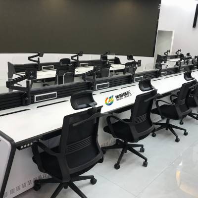 山东定制智慧城市指挥大厅控制台 威海数字化调度中心操作台图2