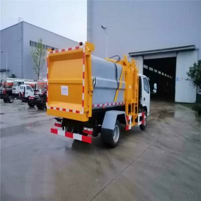 城市清洁6方侧装垃圾车 国六标准6立方侧装压缩垃圾车图3