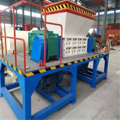 德辉城市垃圾破碎机 小型地毯床垫撕碎机 PE塑料管材粉碎机图3