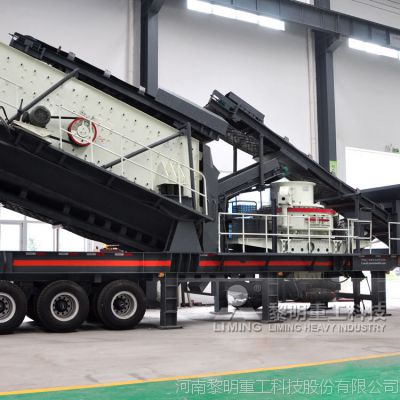 供应城市建筑垃圾破移动式破碎站--黎明移动式破碎站图1